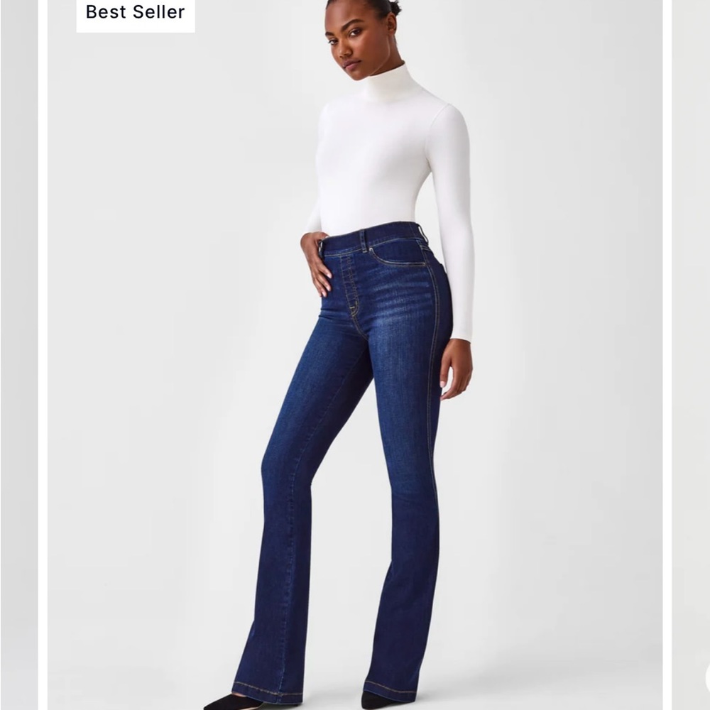 SPANX High Waist Flare Jeans